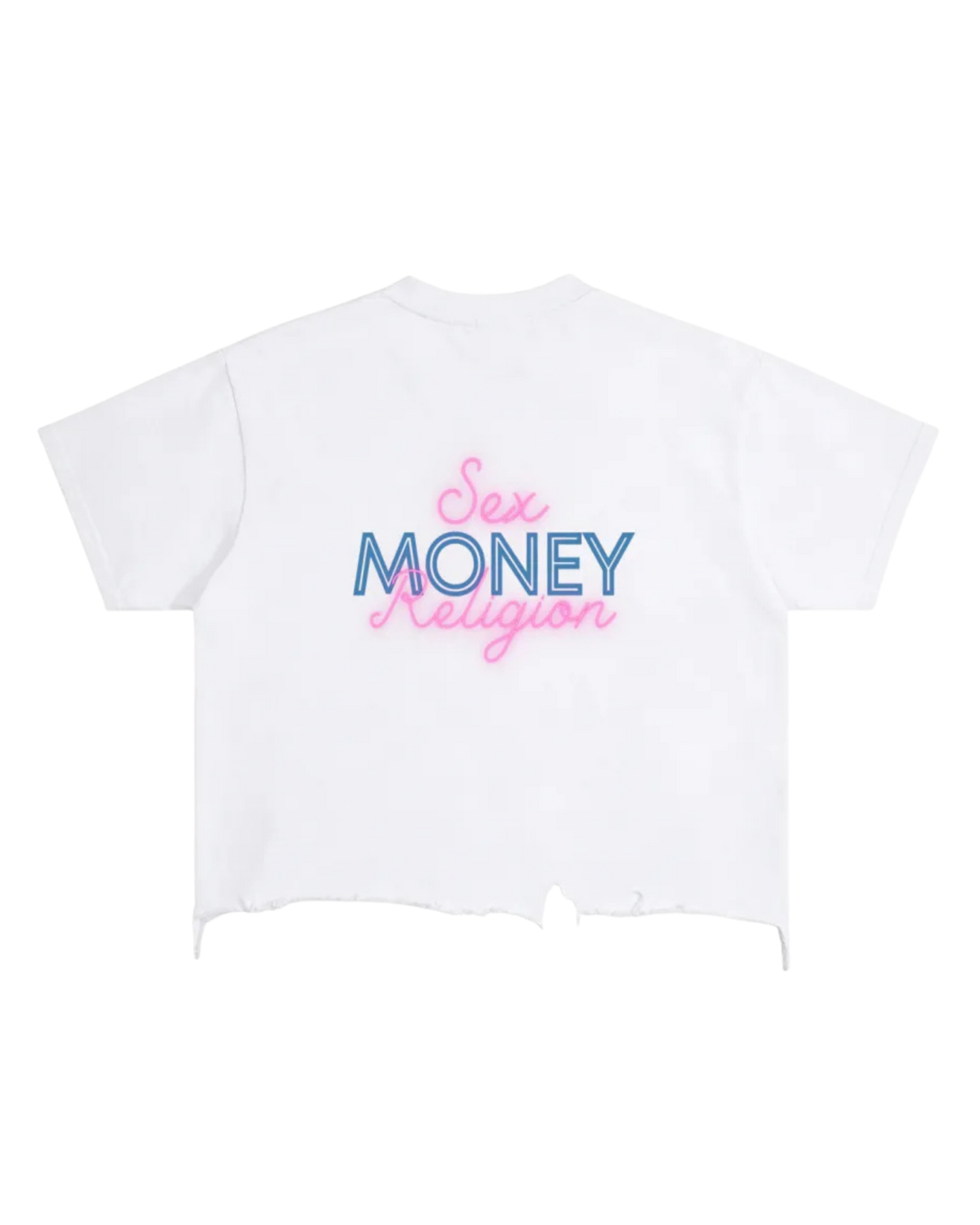 Vintage Wash Boxy Distressed Hem T-Shirt
