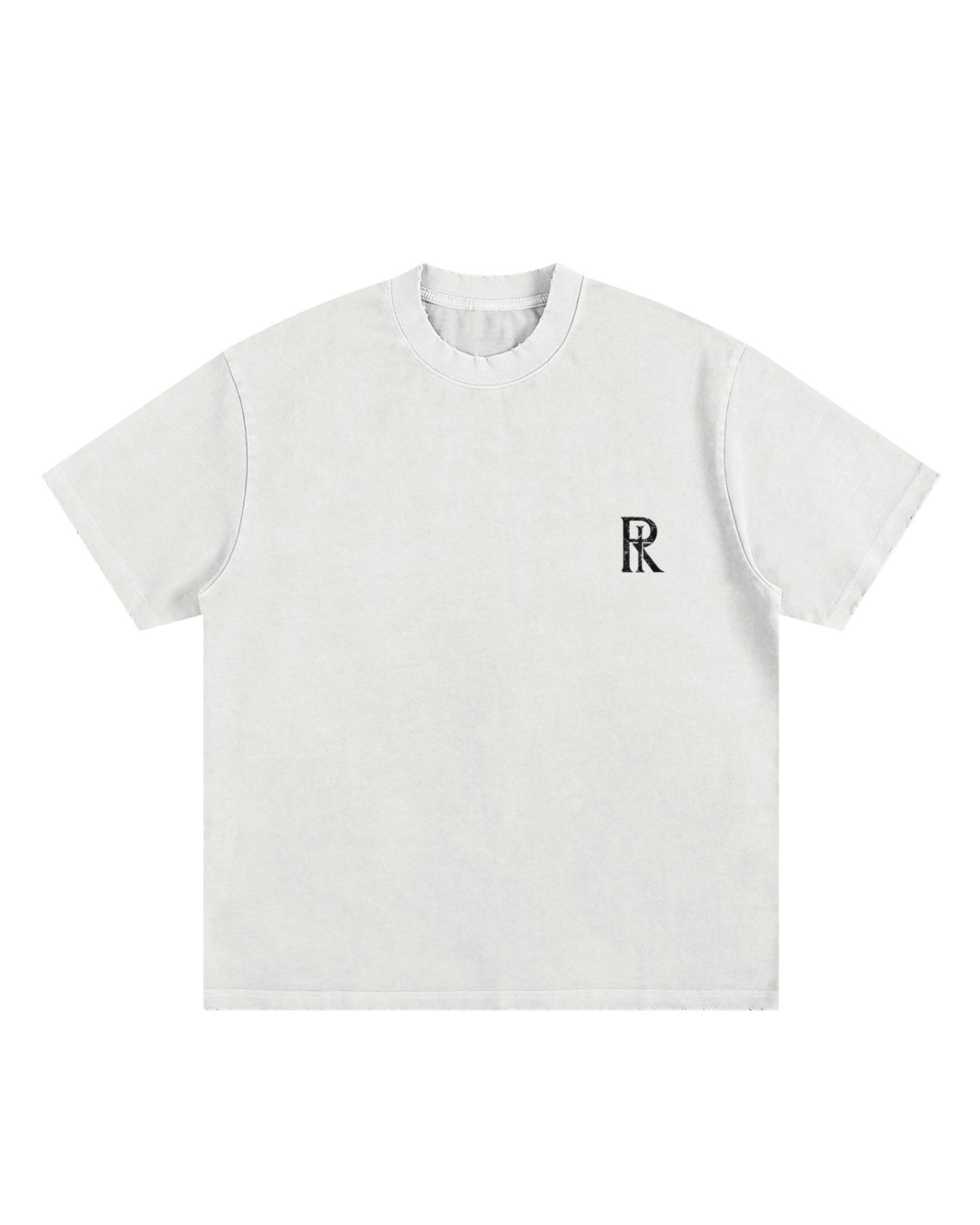 Heavyweight Vintage Washed Frayed T-Shirt
