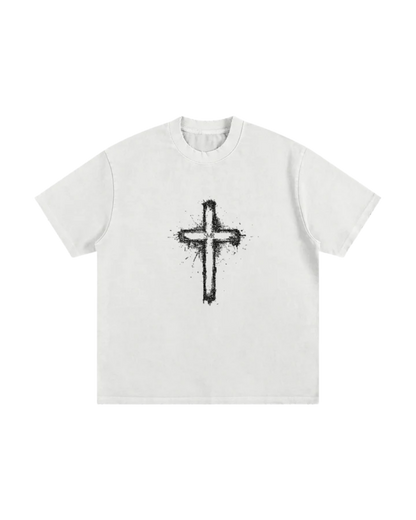 Heavyweight Vintage Washed Frayed T-Shirt