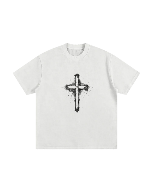 Heavyweight Vintage Washed Frayed T-Shirt