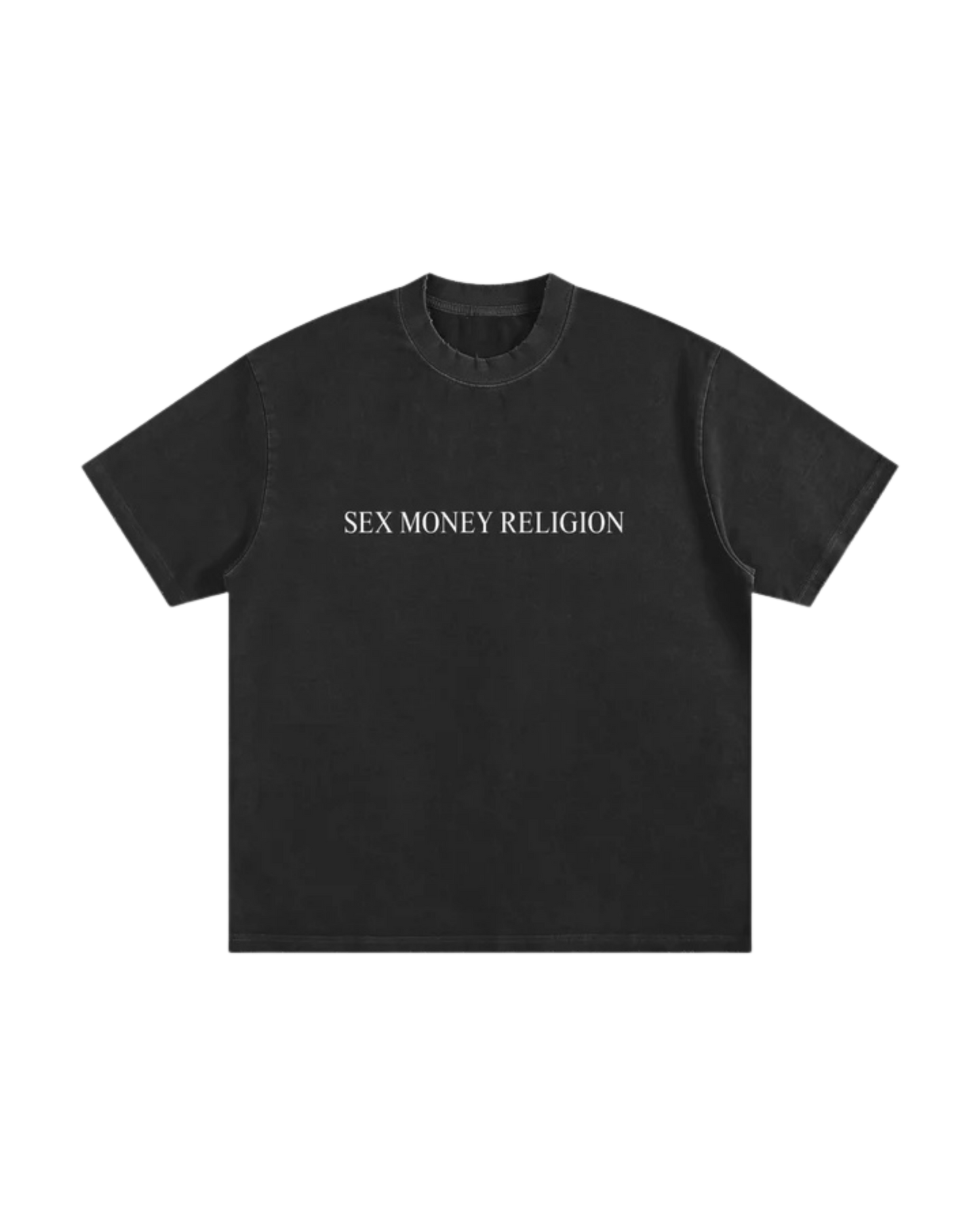 Heavyweight Vintage Washed Frayed T-Shirt