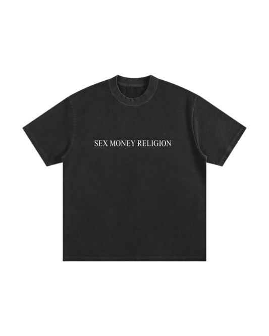 Heavyweight Vintage Washed Frayed T-Shirt