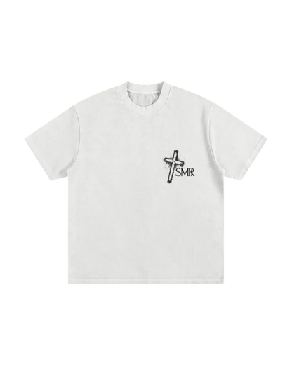 Heavyweight Vintage Washed Frayed T-Shirt
