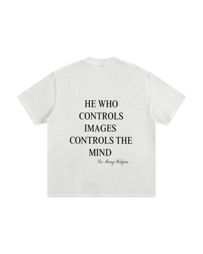 Heavyweight Vintage Washed Frayed T-Shirt